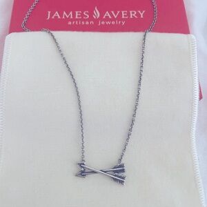 Retired James Avery Double Arrow Necklace